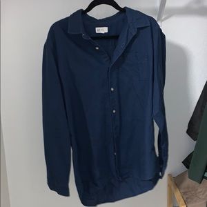 XL Blue Gap Button Up Shirt